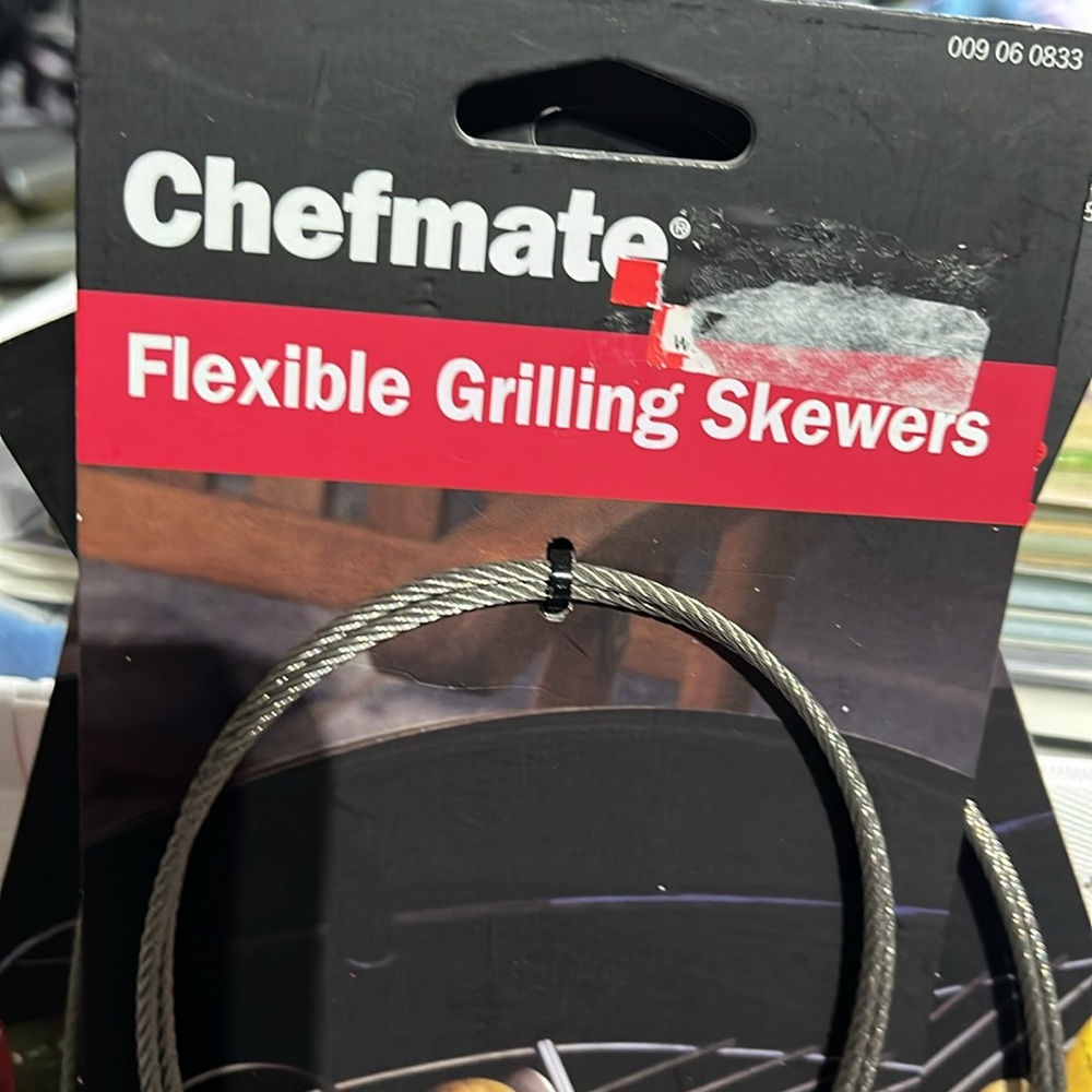 Chefmate Flexible Grilling Skewer BBQ Grill cookout new 28 3/4” x 6 - Picture 2 of 6
